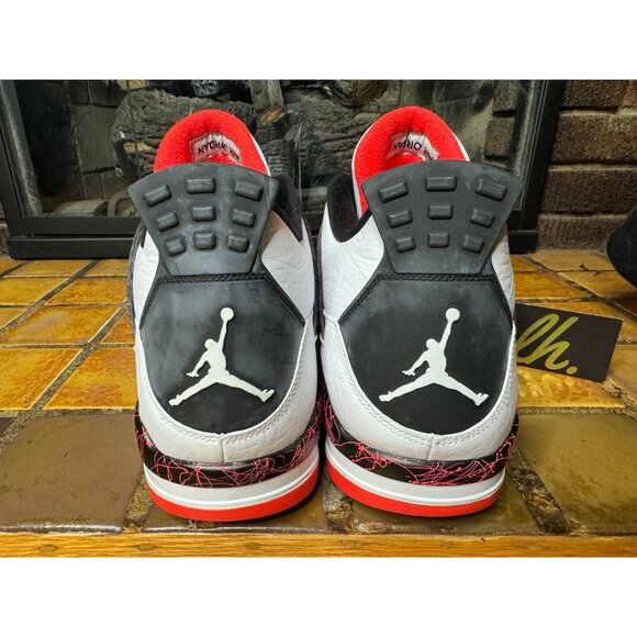 Mens 18 Air Jordan 4 Retro Pale Citron Flight Nostalgia Basketball Shoes - Picture 6 of 9